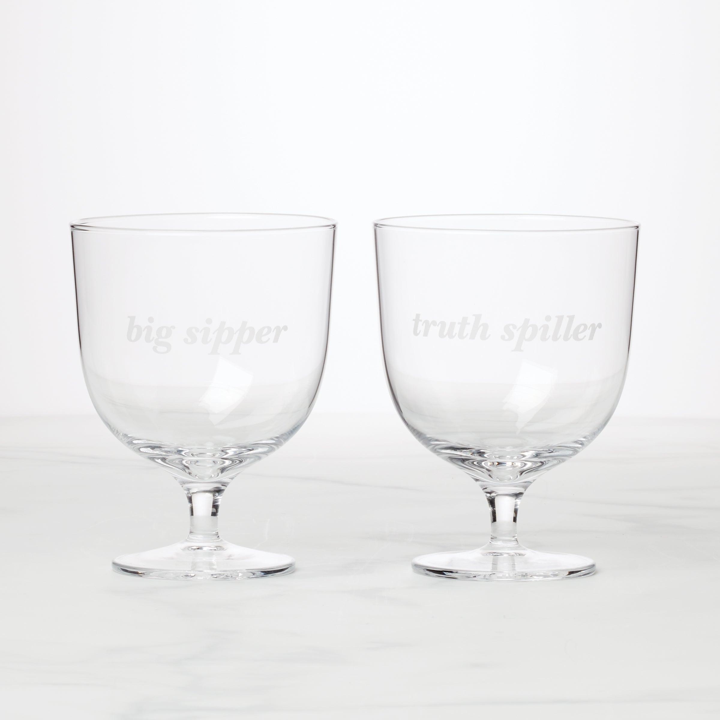 Short Wine Glasses - Set of 2