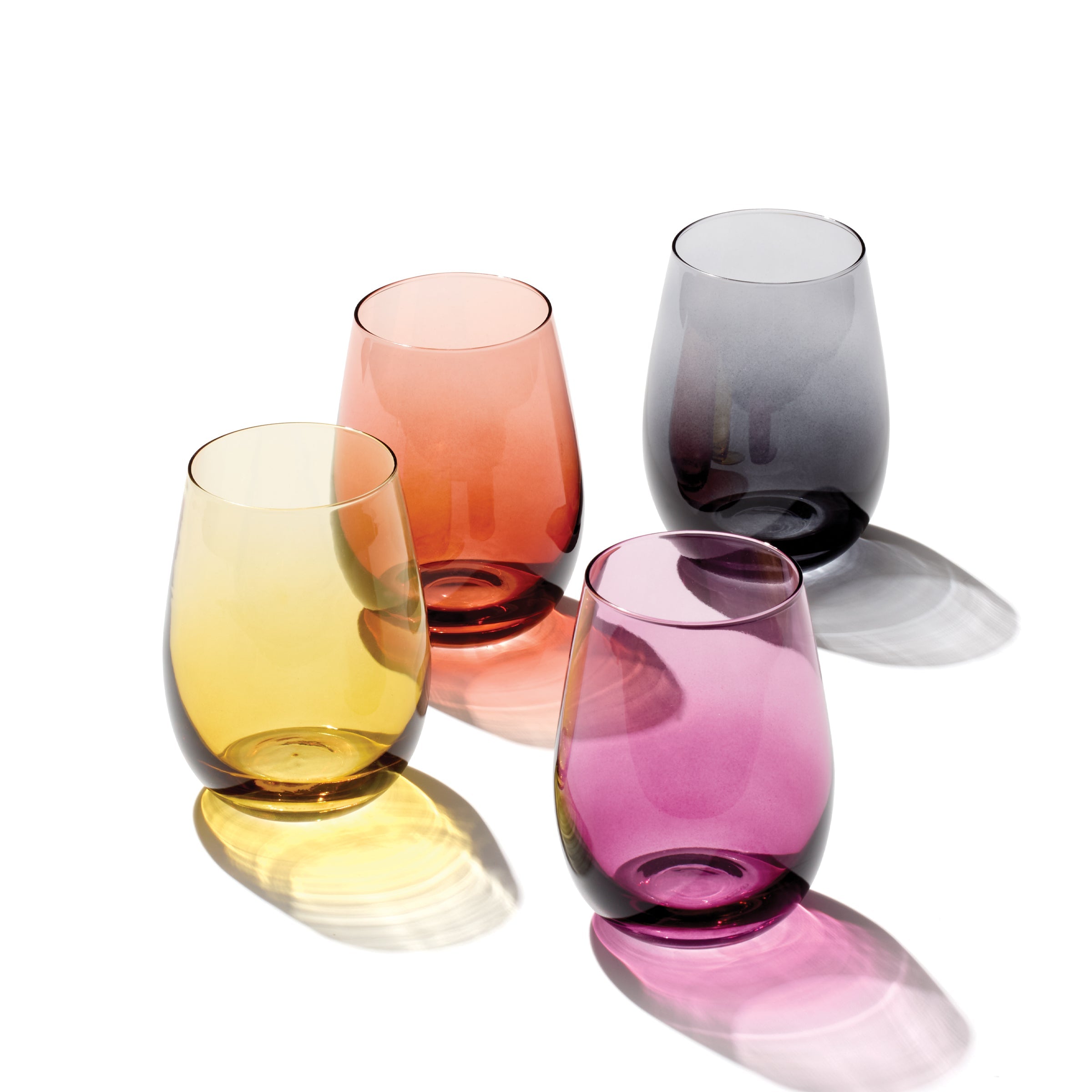 Ombre Stemless Wine Glasses - Set of 4 - Image 5
