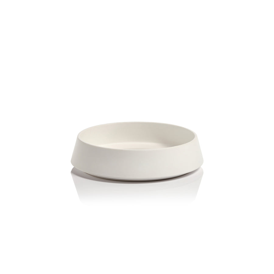 White Ceramic Service Bowl