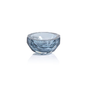 Faceted Cut Glass Bowl