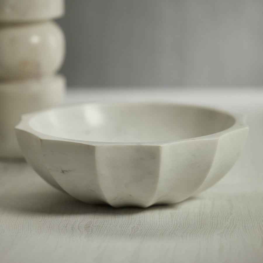 Scalloped Marble Bowl - Image 3